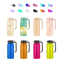 1500ML Custom logo Stocked Coffee Pot Stainless Steel Water Bottle Insulation Vacuum Tea Pot with Handle