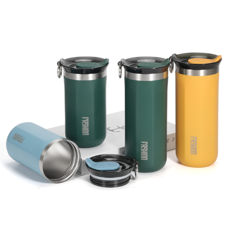 New Arrival Travel Mug Double Wall Customize Mugs Stainless Steel Wtaer Bottle with Custom logo