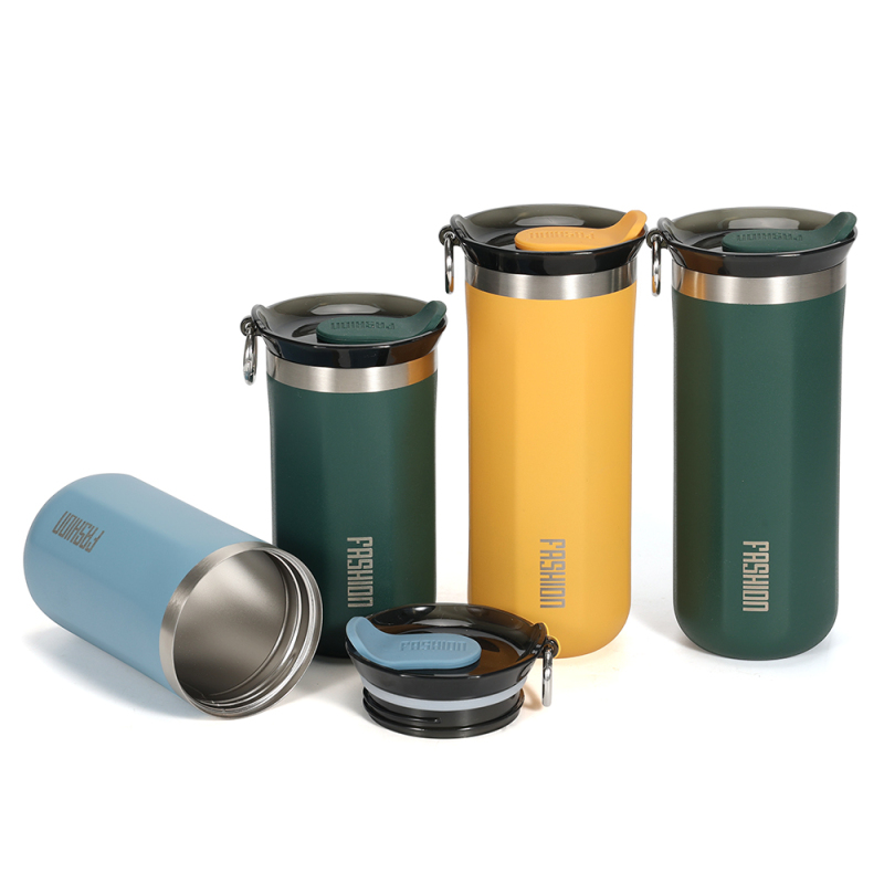 New Arrival Travel Mug Double Wall Customize Mugs Stainless Steel Wtaer Bottle with Custom logo