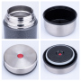 OLERD Triple Insulated Vacuum Thermos Food Jar with Spoon