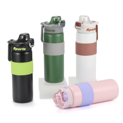 Wholesale Eco-Friendly Stainless Steel Thermos Cup With Handle