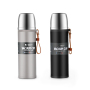 Double Wall Thermos Bottle Stainless Steel Water Bottle With on Push Lid