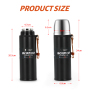 Double Wall Thermos Bottle Stainless Steel Water Bottle With on Push Lid