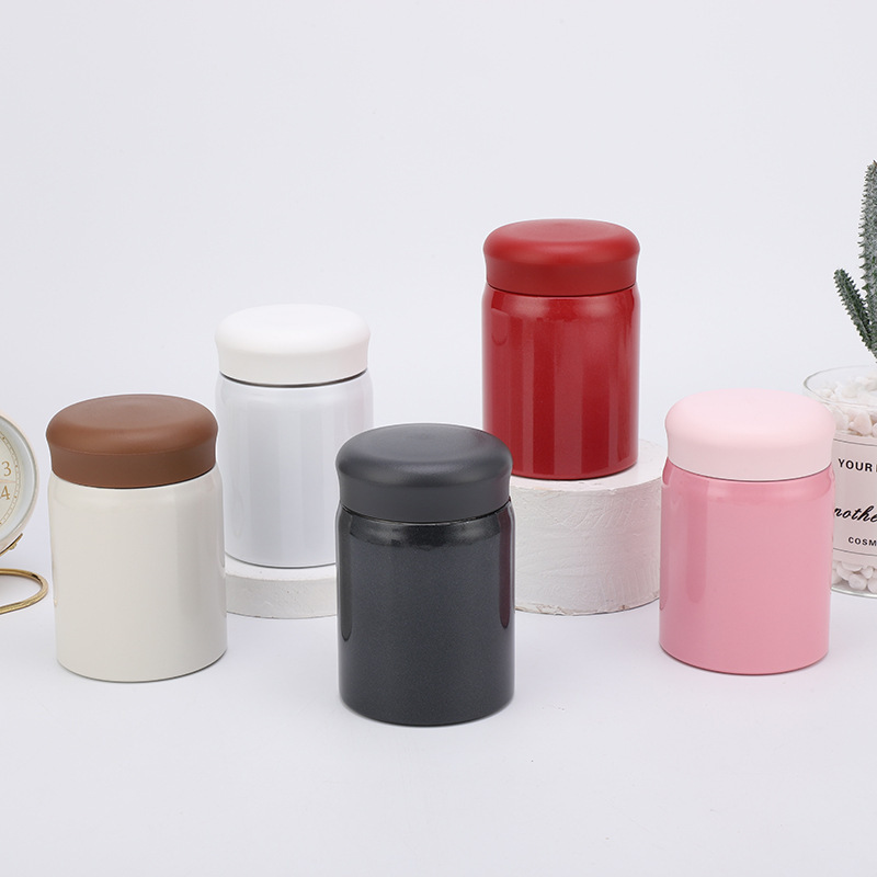 300ML Cute Kids Food School  Flask Factory  Portable Stainless Steel Vacuum Insulated Food Flask for Adults