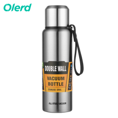 Wholesale Customized Double Wall Stainless Steel Water Bottle Vacuum Flask Insulated Water Bottle with Lid