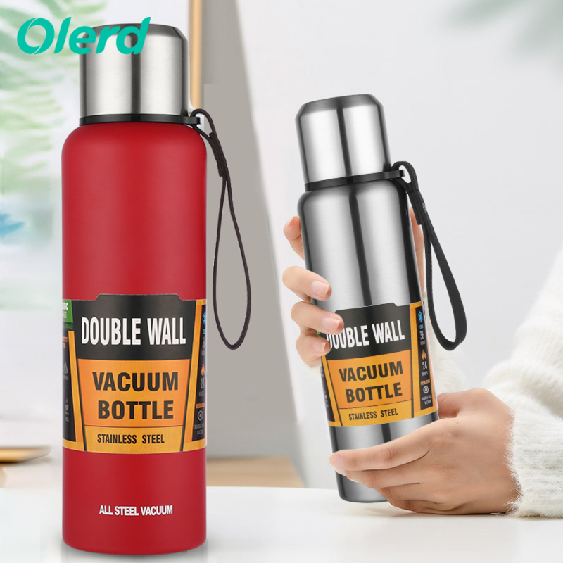 Wholesale Customized Double Wall Stainless Steel Water Bottle Vacuum Flask Insulated Water Bottle with Lid