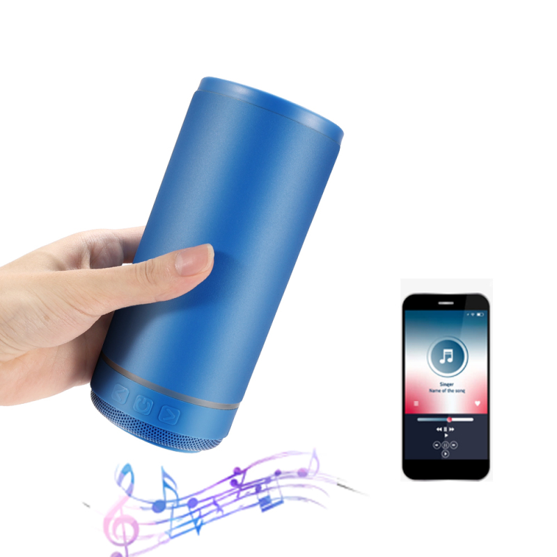 Wholesale Popular Straight Stainless Steel Speaker Can Cooler With Custom Logo