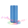 Wholesale Popular Straight Stainless Steel Speaker Can Cooler With Custom Logo