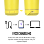 New Smart Stainless Steel Insulated Tumbler Sublimation With Speaker Music Travel Car Mug Music Water Bottle