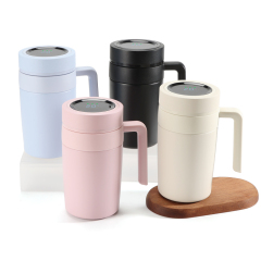 Ready to Ship 480ml Vacuum Flask Smart Water Bottle Office Work Water Bottle with Tea Strainer