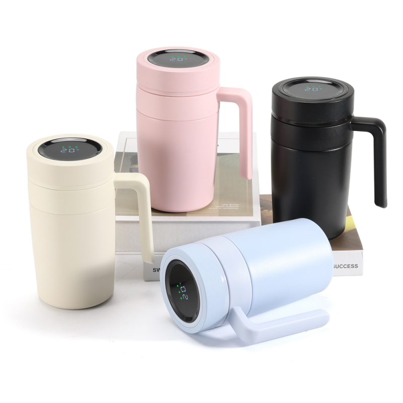 Ready to Ship 480ml Vacuum Flask Smart Water Bottle Office Work Water Bottle with Tea Strainer