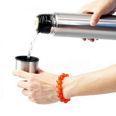 Wholesale Classic Bullet Stainless Steel Vacuum Flask Thermos Large 500ml 750ml 1000ml Sports Pouch Hot Sport Water Bottle