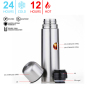 Wholesale Classic Bullet Stainless Steel Vacuum Flask Thermos Large 500ml 750ml 1000ml Sports Pouch Hot Sport Water Bottle