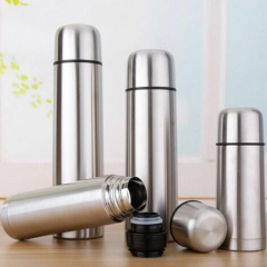 Wholesale Classic Bullet Stainless Steel Vacuum Flask Thermos Large 500ml 750ml 1000ml Sports Pouch Hot Sport Water Bottle