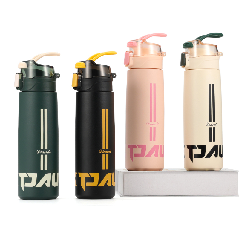 Wholesale Classic 304stainless Steel Vacuum Bottle With Silicone Handle
