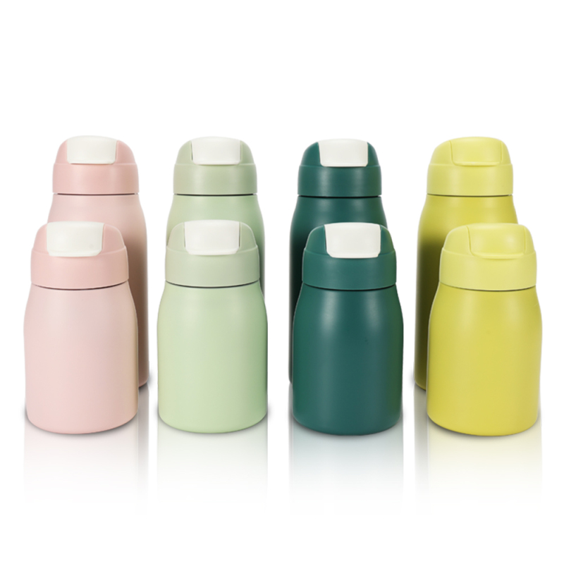 BPA Free 300ml 480ml Kids School Stainless Steel Wholesale Thermos Cup Straw Baby Customizable Sport