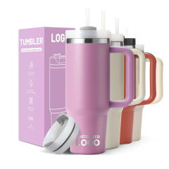 Wholesale 30oz Stainless Steel Insulated Tumbler with Straw Customized Design for Water Coffee Iced Tea Beer on Go Travel Mug