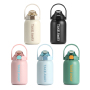 USA New Custom 850ml Large Travel Portable Stainless Steel Thermos Flasks With Handle and Straw