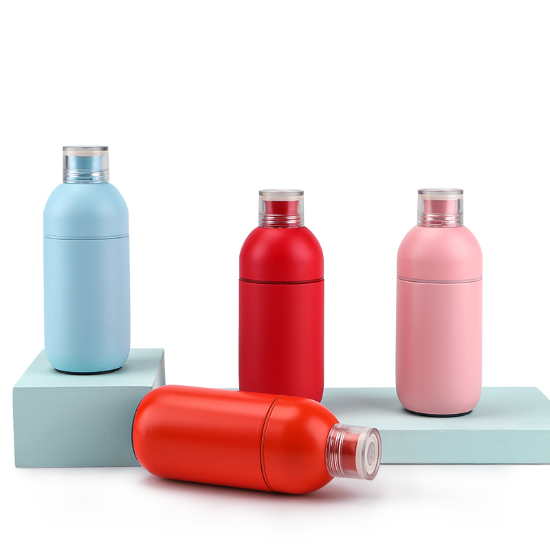 OLERD Portable Mini Thermos 280ml Hand Warmer Double Wall SS316 Insulated Vacuum Flask Water Bottle for Kids and Girls