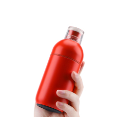 OLERD Portable Mini Thermos 280ml Hand Warmer Double Wall SS316 Insulated Vacuum Flask Water Bottle for Kids and Girls