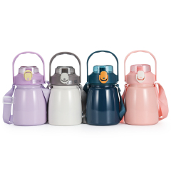 New Product Reusable Kids Stainless Steel Thermos Bottle With Diy Sticker