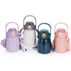 New Product Reusable Kids Stainless Steel Thermos Bottle With Diy Sticker