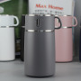 800ml Stainless Steel Food Flask with Insulated Travel Jar Portable Handle School Thermos Logo Design Handgrip Food Warmer Lid