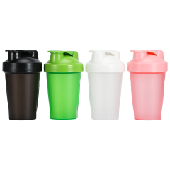 Wholesale 600ml Reusable Fitness Powerful Plastic Protein Shaker Cup