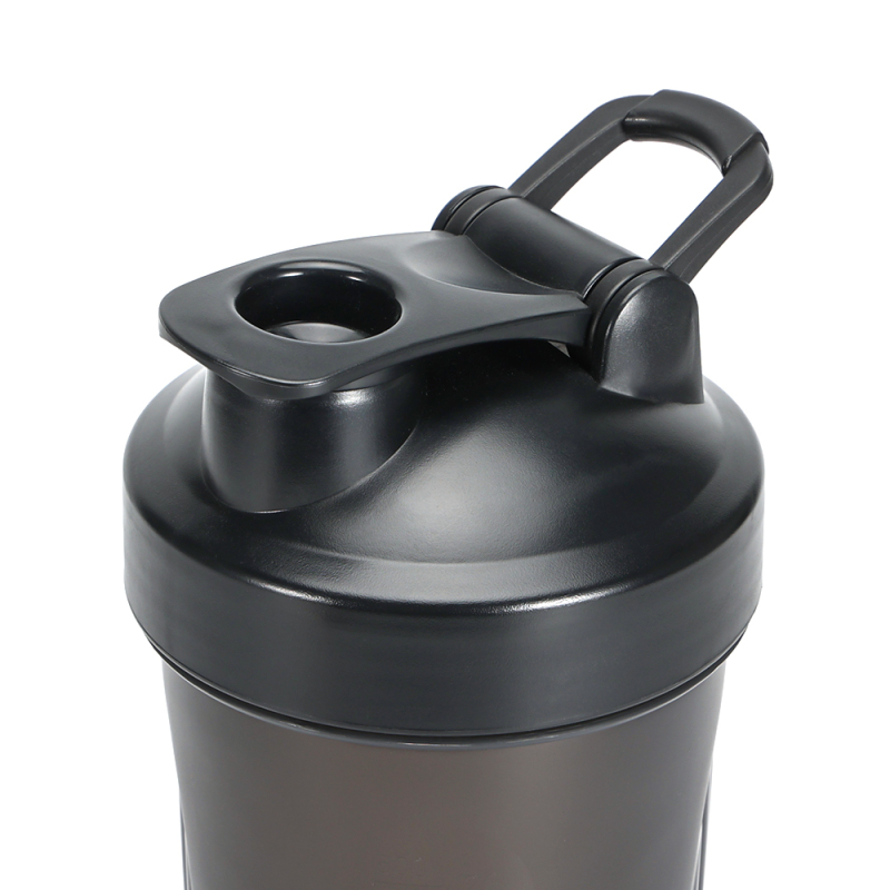 Wholesale 600ml Reusable Fitness Powerful Plastic Protein Shaker Cup