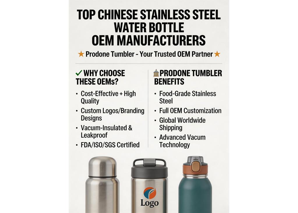 Top Chinese stainless steel water bottle manufacturers for OEM