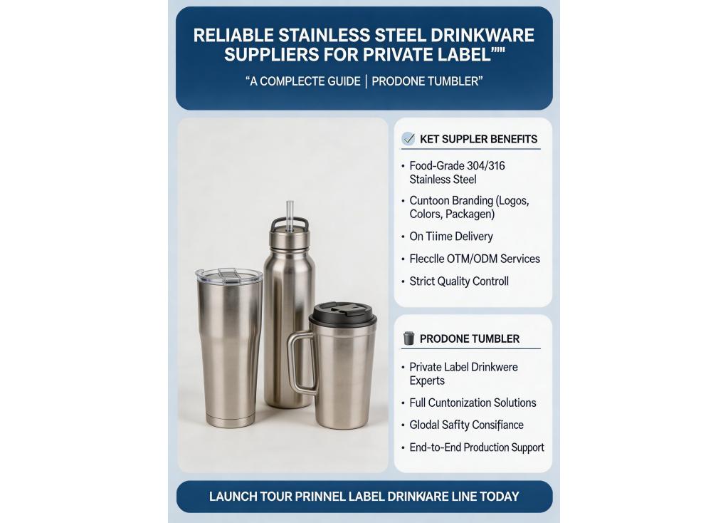 Reliable stainless steel drinkware suppliers for private label