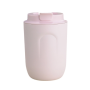 Pink Mini Coffee Cup with Lid for Kids for Water and Milk Portable Double Walled Stainless Steel Coffee Cup for Outdoors
