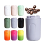 Pink Mini Coffee Cup with Lid for Kids for Water and Milk Portable Double Walled Stainless Steel Coffee Cup for Outdoors