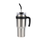 40oz Tumbler Mug with Straw Stainless Steel Vacuum Insulated Car Mugs Double Wall Thermal Iced Travel Cup