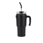 40oz Tumbler Mug with Straw Stainless Steel Vacuum Insulated Car Mugs Double Wall Thermal Iced Travel Cup