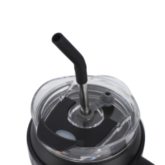 40oz Tumbler Mug with Straw Stainless Steel Vacuum Insulated Car Mugs Double Wall Thermal Iced Travel Cup