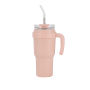 40oz Tumbler Mug with Straw Stainless Steel Vacuum Insulated Car Mugs Double Wall Thermal Iced Travel Cup