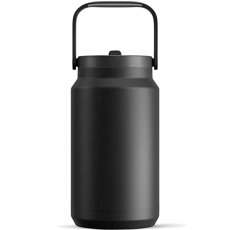 Customized Large Capacity 50oz Stainless Steel 304 Portable Sports Water Bottle Camping Coffee Travel Mug Tumbler Cups