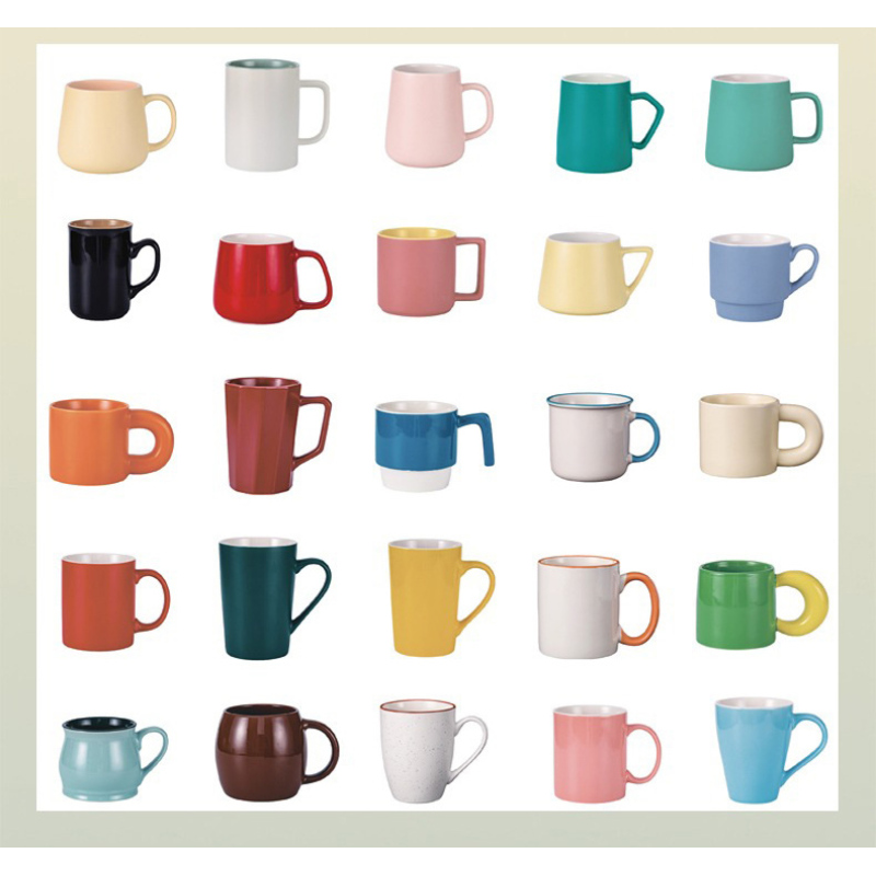 Custom Classic Blank Sublimation Ceramic Mug Personalized Tea Milk Cup Print Logo Gift Transfer Coffee Mug with Handle