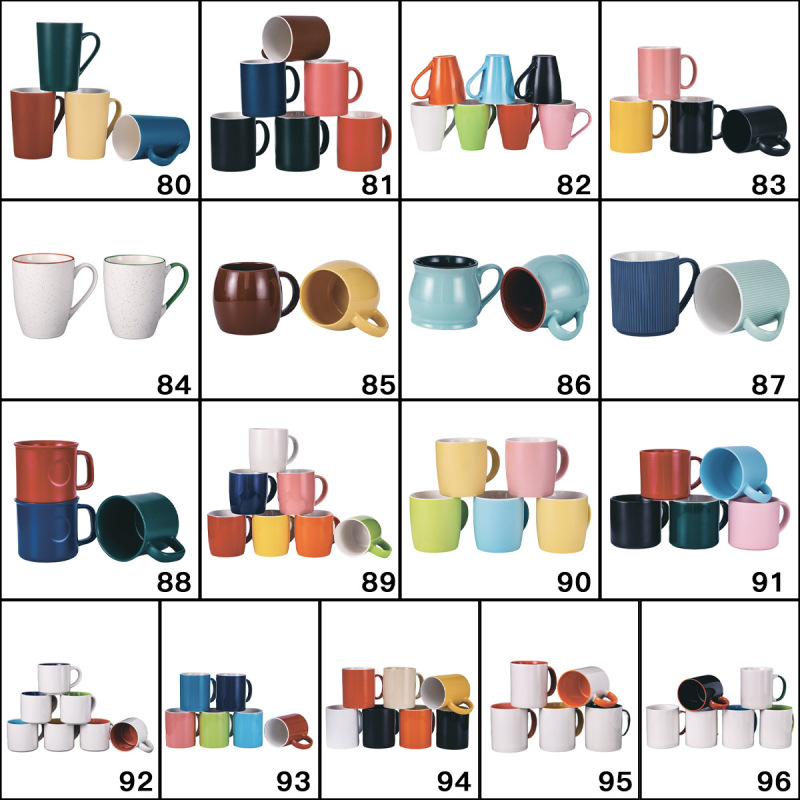 Custom Classic Blank Sublimation Ceramic Mug Personalized Tea Milk Cup Print Logo Gift Transfer Coffee Mug with Handle