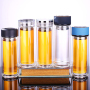 Factory Outlet Funky Leakproof Sport Fitness Transparent Glass Water Bottle With Tea Infuser