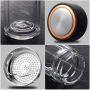 Factory Outlet Funky Leakproof Sport Fitness Transparent Glass Water Bottle With Tea Infuser