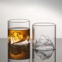 New Unique 175/300ml Borosilicate Glass Heat Resistant Iceberg Whiskey Glasses