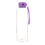 High Quality 600ml Reusable Borosilicate Glass Water Bottle Travel Friendly with Macron Shaped Lid