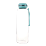 High Quality 600ml Reusable Borosilicate Glass Water Bottle Travel Friendly with Macron Shaped Lid
