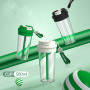 Summer New High Appearance Simple Plastic Water Cup Portable Plastic Water Bottle With Handle  With Straw