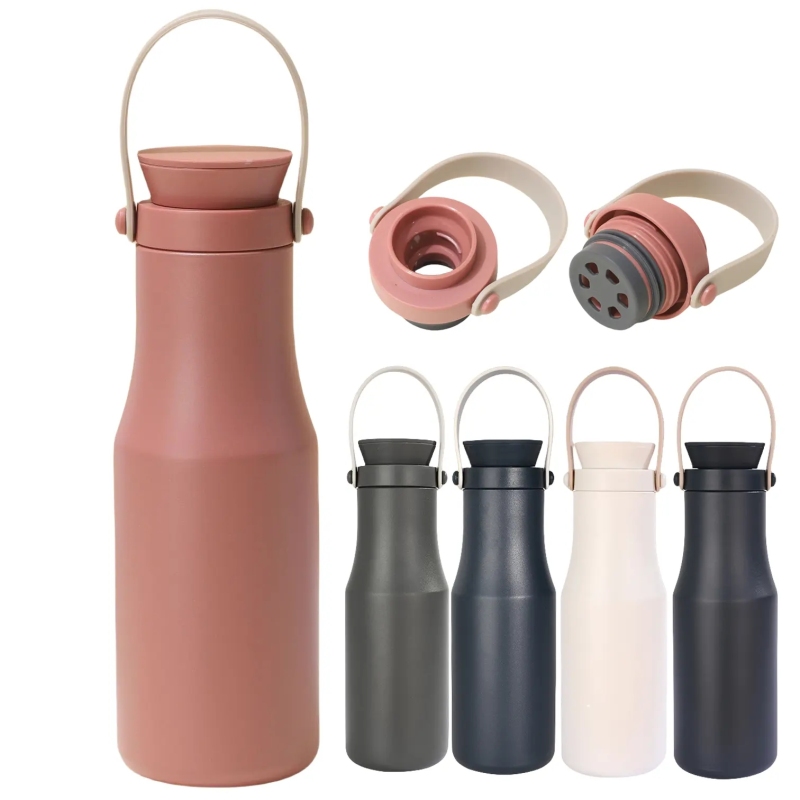 New Arrival Sports 470ml Leak Proof Durable Vacuum Insulated Double Walled Insulated Stainless Steel Water Bottle