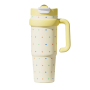 New Large-capacity Super-sized Insulated Cup with a Long Straw for Women