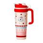 New Large-capacity Super-sized Insulated Cup with a Long Straw for Women