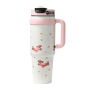 New Large-capacity Super-sized Insulated Cup with a Long Straw for Women